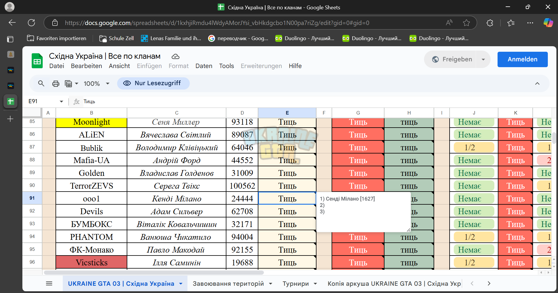 Східна Україна _ Все по кланам - Google Sheets und 3 weitere Seiten - Profil 1 – Microsoft​ Ed...png