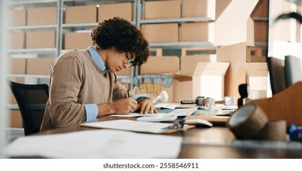 man-writing-documents-distribution-warehouse-260nw-2558546911.jpg