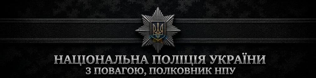 Firefly_Gemini Flash_зробив ньому припис Національна поліція україни і з повагою полковник нпу...png